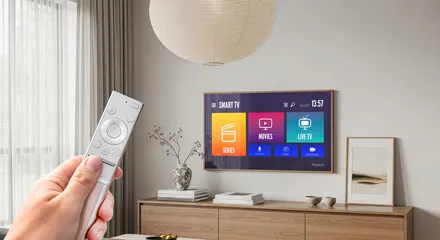 Premium IPTV UK streaming on multiple devices including Smart TV, tablet, and mobile phone showing live 4K sports and entertainment channels